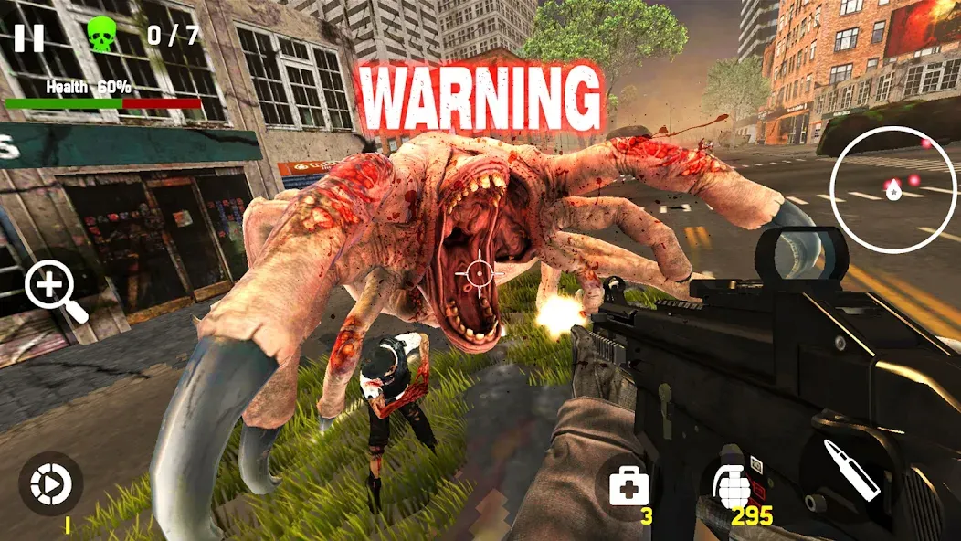 Zombie Hunter - Shooting Game (Зомби Хантер)  [МОД Бесконечные деньги] Screenshot 4