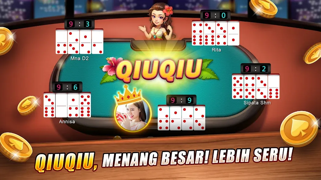 LUXY Domino Gaple QiuQiu Poker (Лукси Домино Гапл Киукиу Покер)  [МОД Menu] Screenshot 2