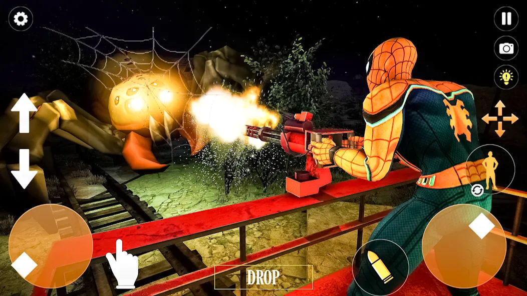 Horror Spider : Scary Train  [МОД Menu] Screenshot 2