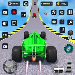 Взлом Formula Car Stunt - Car Games (Формула автомобиль трюк)  [МОД Много монет] - стабильная версия apk на Андроид