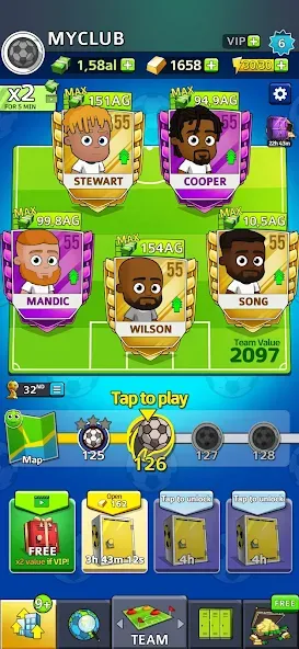 Idle Soccer Story - Tycoon RPG (Айдл Соккер Стори)  [МОД Unlocked] Screenshot 2