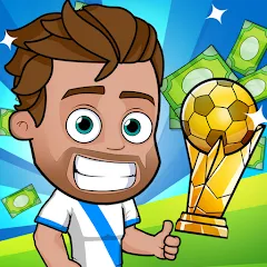 Скачать взломанную Idle Soccer Story - Tycoon RPG (Айдл Соккер Стори)  [МОД Unlocked] - полная версия apk на Андроид