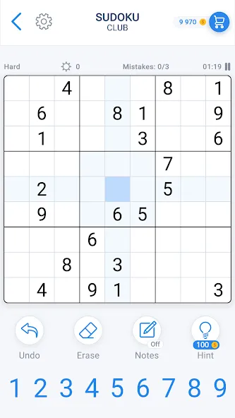 Sudoku Game - Daily Puzzles  [МОД Бесконечные монеты] Screenshot 4