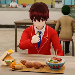 Взлом Anime Boy High School Life 3d  [МОД Много денег] - полная версия apk на Андроид