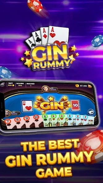 Gin Rummy - Card Game (Джин Рами)  [МОД Menu] Screenshot 5