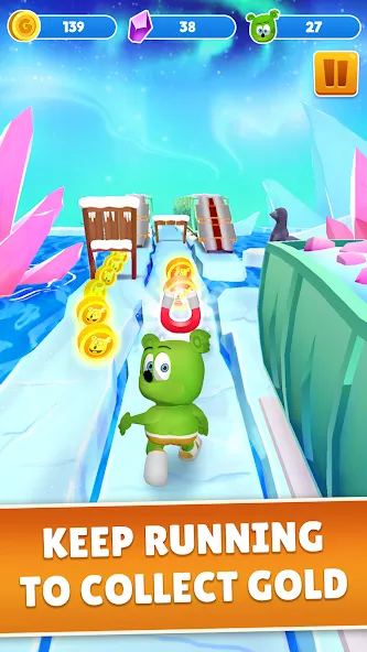 Gummy Bear Run: Running Games (Гамми Бер Ран)  [МОД Все открыто] Screenshot 2