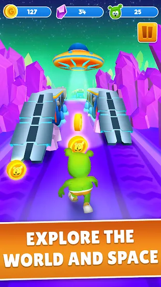 Gummy Bear Run: Running Games (Гамми Бер Ран)  [МОД Все открыто] Screenshot 3