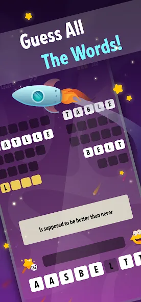 Word Riddles: Guess & Learn  [МОД Все открыто] Screenshot 1