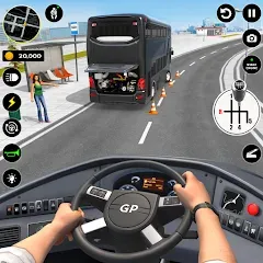 Скачать взломанную Bus Simulator : 3D Bus Games (Бас Драйвинг Симулятор ПВП Игра)  [МОД Много денег] - последняя версия apk на Андроид