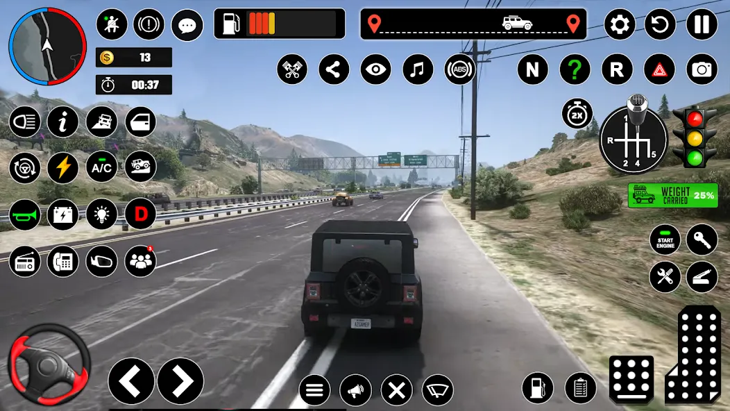 Offroad Jeep Driving & Parking  [МОД Меню] Screenshot 1