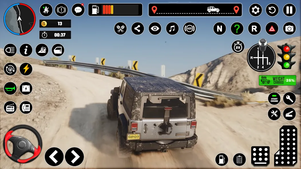 Offroad Jeep Driving & Parking  [МОД Меню] Screenshot 2