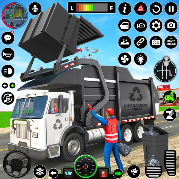 Truck Driving Games Truck Game (Трак Драйвинг игры Трак игра)  [МОД Много монет] Screenshot 1