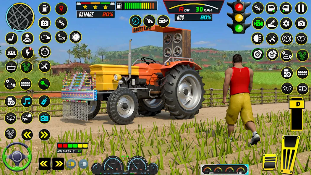 Farming Tractor Game Simulator (Фарминг Трактор Игра Симулятор)  [МОД Все открыто] Screenshot 2