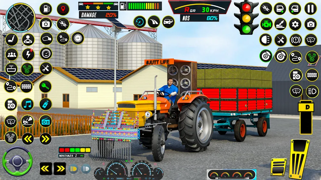 Farming Tractor Game Simulator (Фарминг Трактор Игра Симулятор)  [МОД Все открыто] Screenshot 3