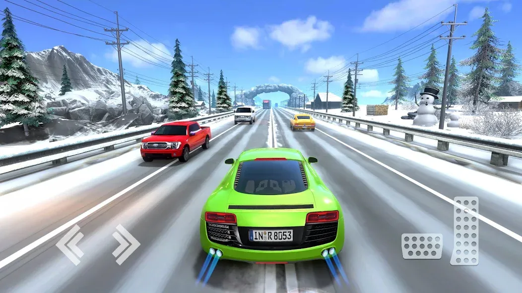 Real Highway Car Racing Games  [МОД Mega Pack] Screenshot 3