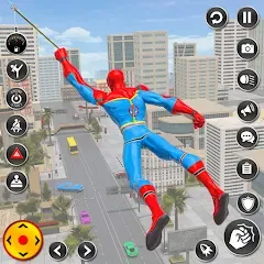 Скачать взломанную Spider Rope Hero Spider Games  [МОД Меню] - стабильная версия apk на Андроид