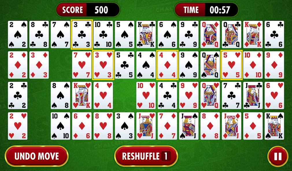 Gaps Solitaire Challenge (Гапс Солитер Челлендж)  [МОД Меню] Screenshot 1