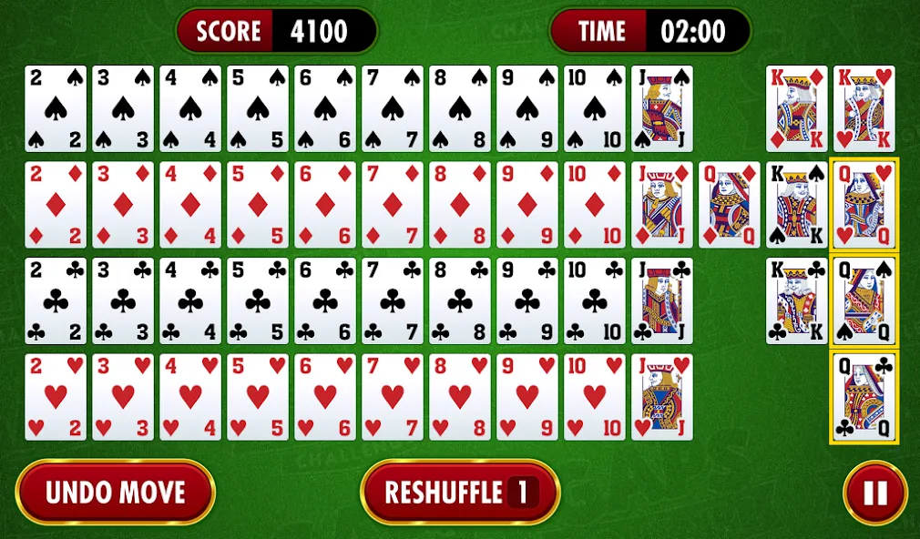 Gaps Solitaire Challenge (Гапс Солитер Челлендж)  [МОД Меню] Screenshot 2