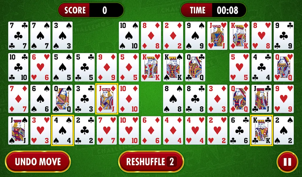 Gaps Solitaire Challenge (Гапс Солитер Челлендж)  [МОД Меню] Screenshot 4