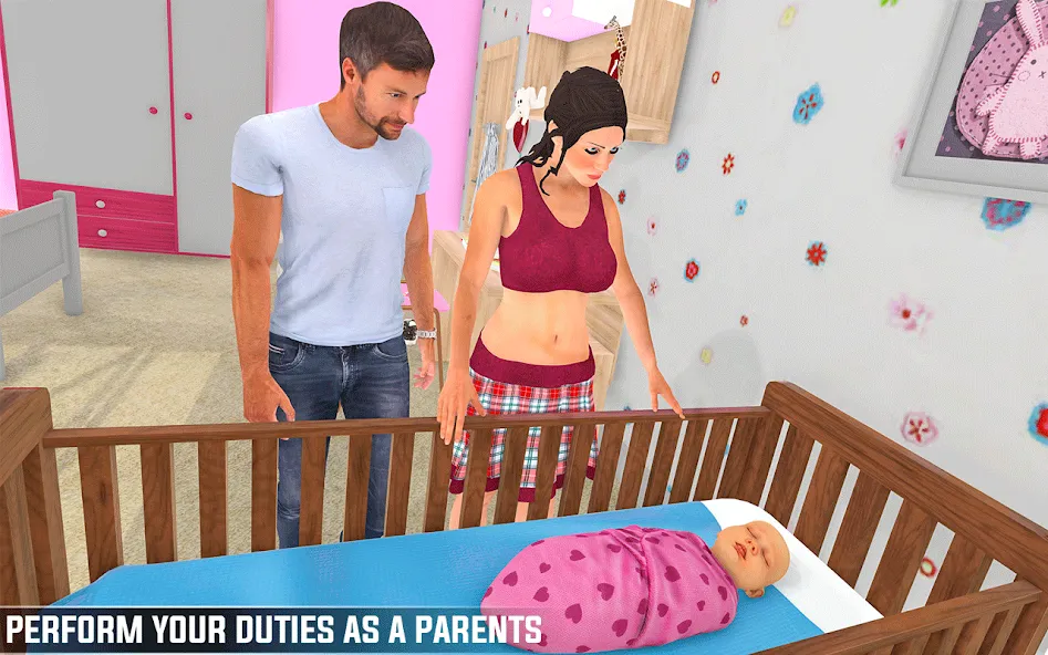 Pregnant Games Mommy Simulator  [МОД Бесконечные монеты] Screenshot 1