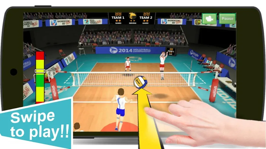 Volleyball Champions 3D - Onli  [МОД Много монет] Screenshot 2