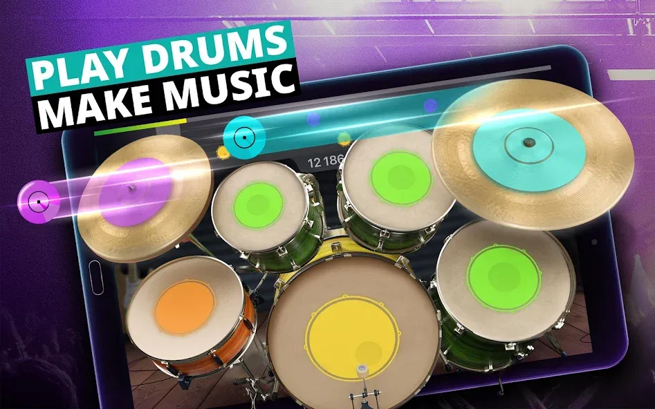 Drum Kit Music Games Simulator  [МОД Меню] Screenshot 5