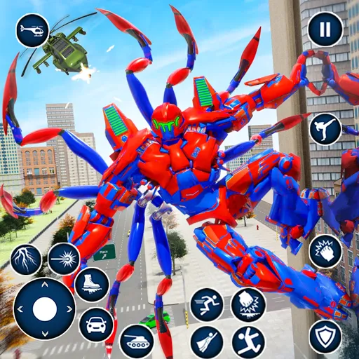 Spider Robot: Robot Car Games (Спайдер Робот)  [МОД Mega Pack] Screenshot 1