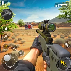 Скачать взлом Fps Shooting Gun War: Gun Game  [МОД Много денег] - стабильная версия apk на Андроид