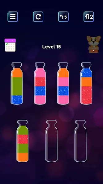 Soda Sort: Water Color Puzzle (Сода Сорт)  [МОД Mega Pack] Screenshot 3