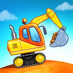 Взломанная Kids truck games Build a house  [МОД Много денег] - последняя версия apk на Андроид