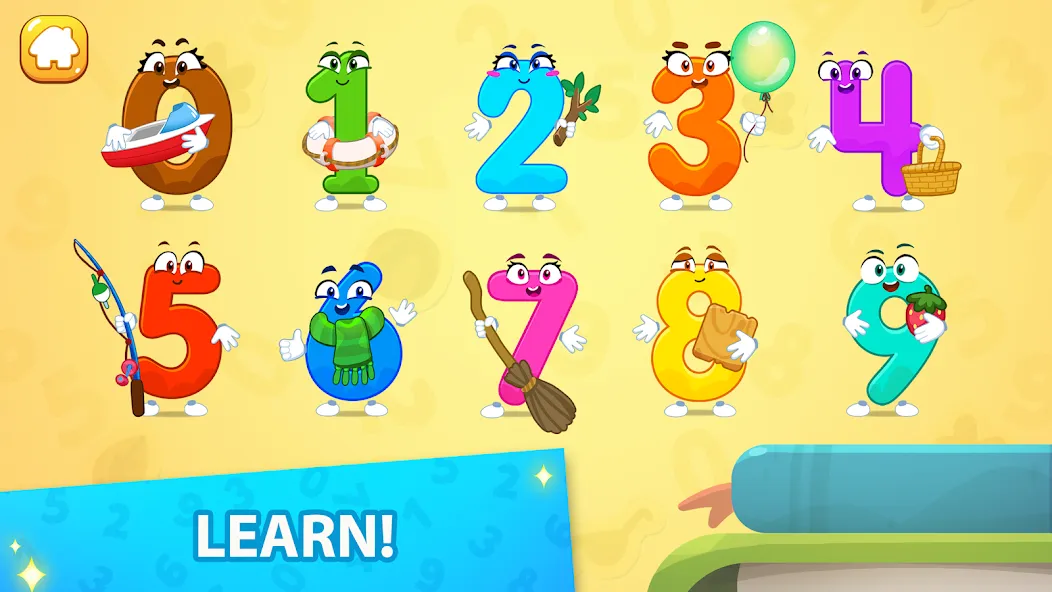 Numbers for kid Learn to count  [МОД Меню] Screenshot 2