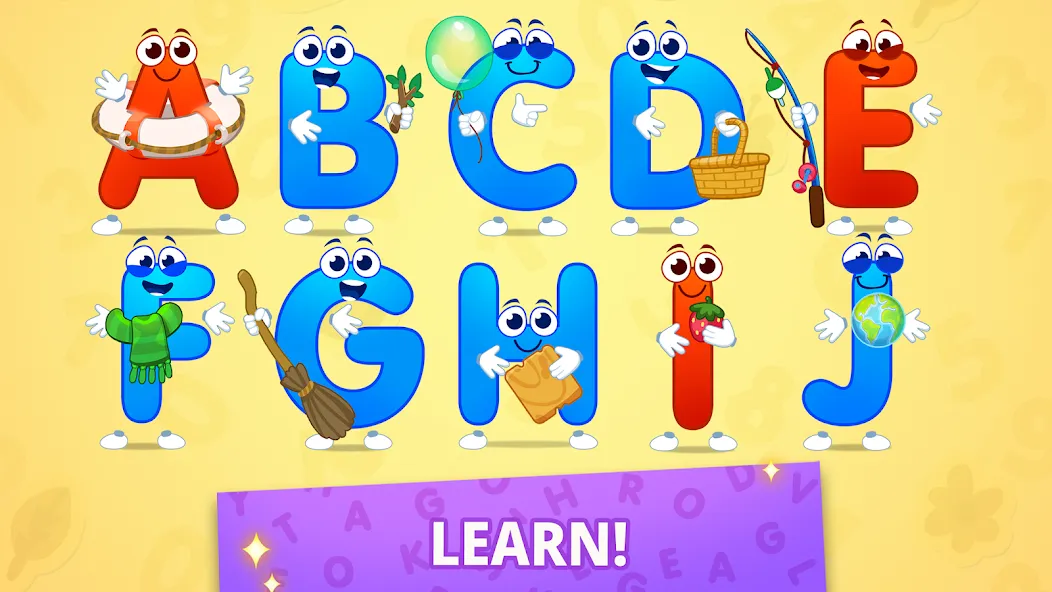 ABC kids! Alphabet, letters  [МОД Все открыто] Screenshot 3