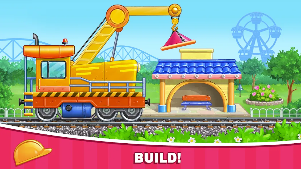 Car games Bulldozer for kids 5  [МОД Mega Pack] Screenshot 4