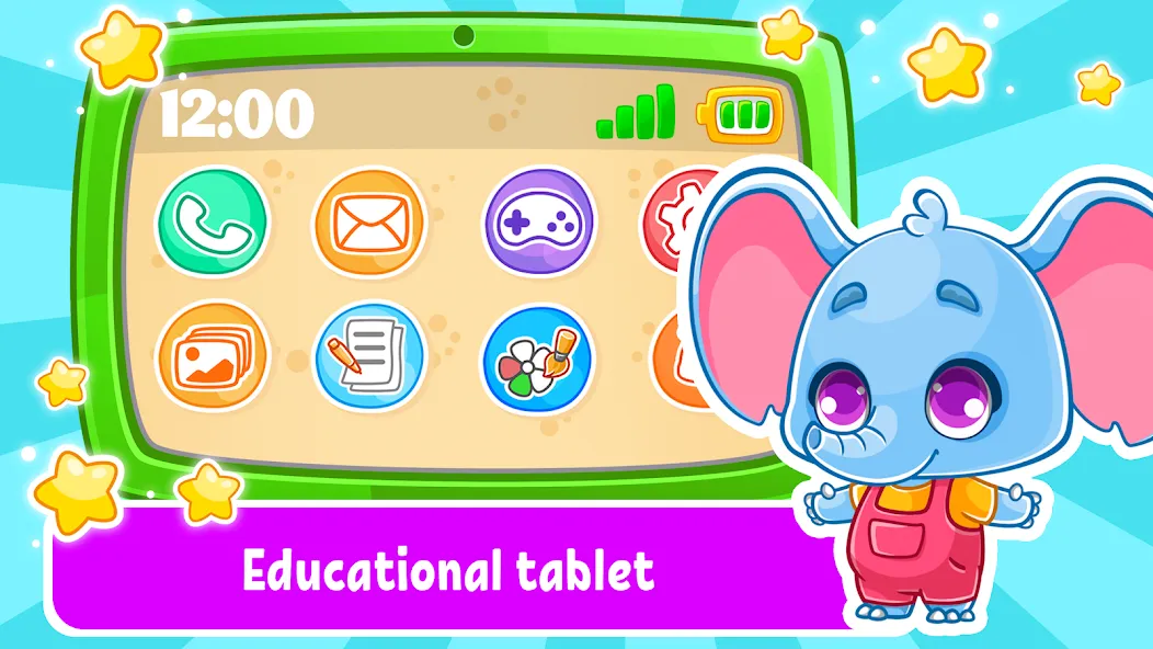 Babyphone & tablet: baby games  [МОД Много монет] Screenshot 1