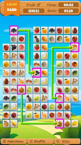 Fruit Connect (Фрукт Коннект)  [МОД Бесконечные деньги] Screenshot 2