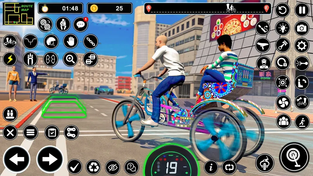 BMX Cycle Games 3D Cycle Race (игры на велосипеде 3D гонка)  [МОД Бесконечные монеты] Screenshot 4