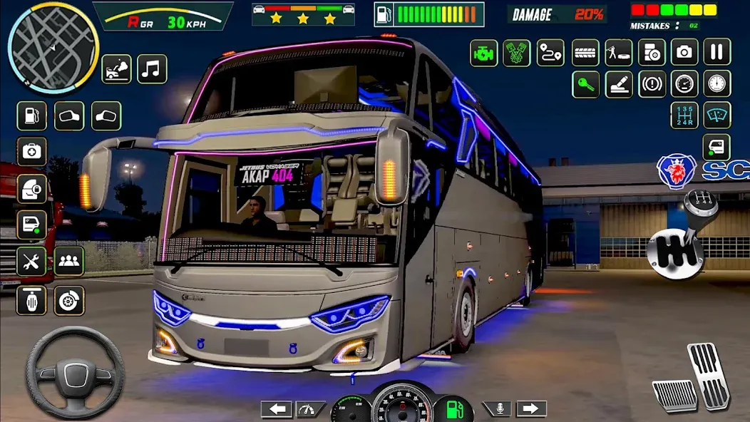 Public Coach Bus Driving Game (Паблик Коуч Бас Драйвинг Гейм)  [МОД Много денег] Screenshot 1