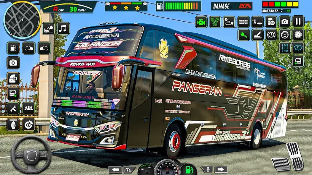 Public Coach Bus Driving Game (Паблик Коуч Бас Драйвинг Гейм)  [МОД Много денег] Screenshot 3