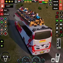Взломанная City Bus Driving: Bus Games 3D  [МОД Unlocked] - полная версия apk на Андроид