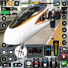 Взлом Railway Train Simulator Games  [МОД Unlimited Money] - полная версия apk на Андроид