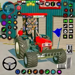 Взлом Tractor Driving - Tractor Game  [МОД Много денег] - полная версия apk на Андроид