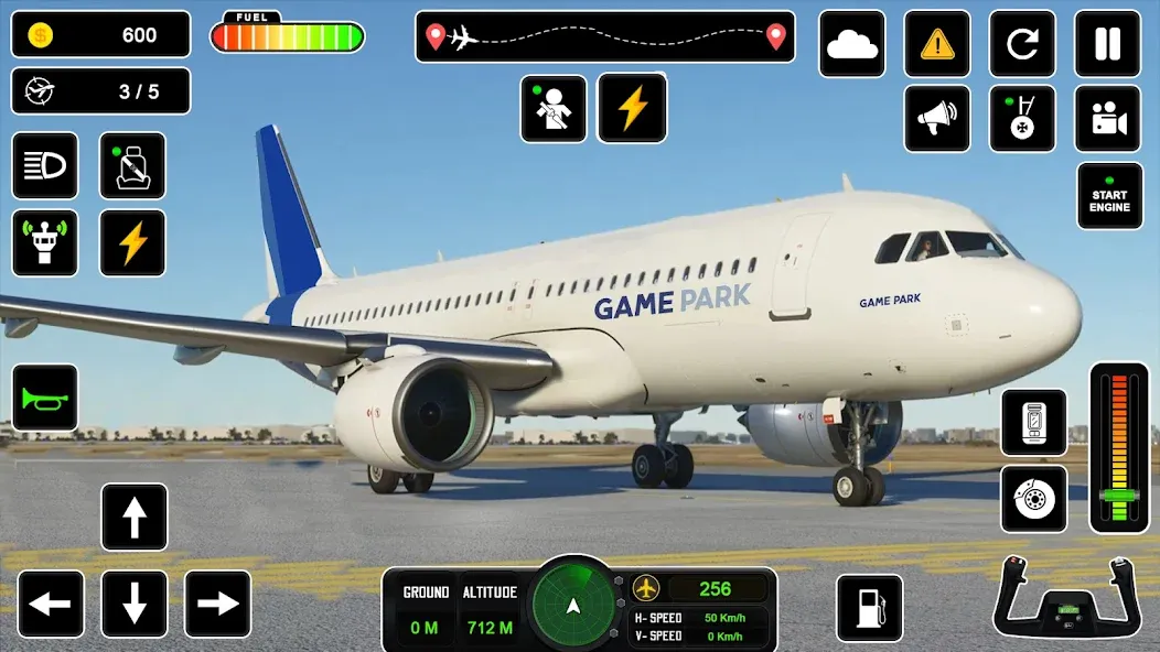 Pilot Simulator: Airplane Game  [МОД Unlimited Money] Screenshot 1