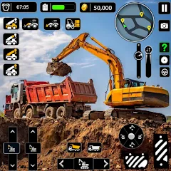 Взломанная Snow Offroad Construction Game  [МОД Много монет] - последняя версия apk на Андроид