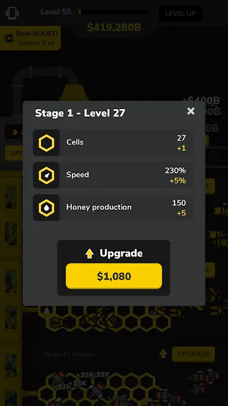 Idle Bee Factory Tycoon  [МОД Бесконечные монеты] Screenshot 2