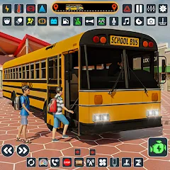 Взломанная School Bus 3d : City Bus Games (Школьный автобус симулятор игры на автобусе)  [МОД Бесконечные монеты] - полная версия apk на Андроид