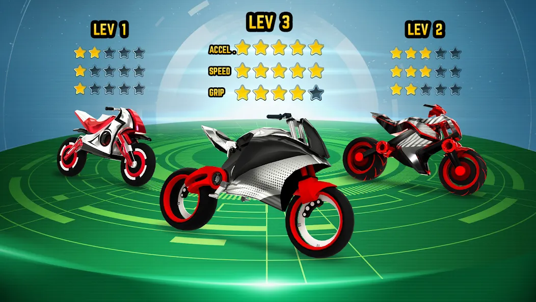 Gravity Rider: Space Bike Race (Гравити Райдер)  [МОД Menu] Screenshot 5