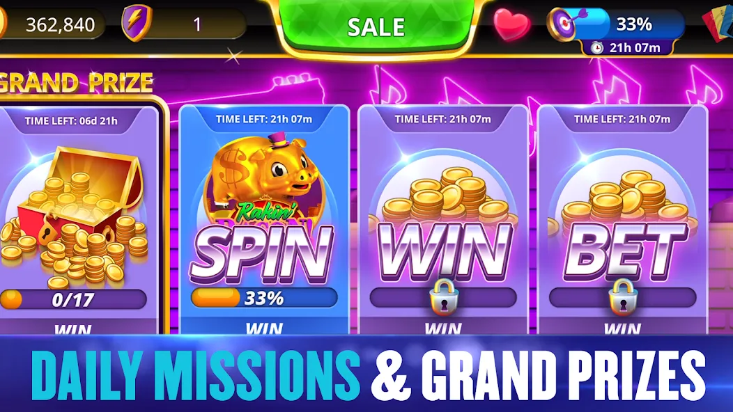 Hard Rock Jackpot Casino (Хард Рок Джекпот Казино)  [МОД Много монет] Screenshot 3