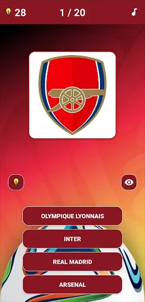 Guess the Soccer Logo Quiz  [МОД Меню] Screenshot 1