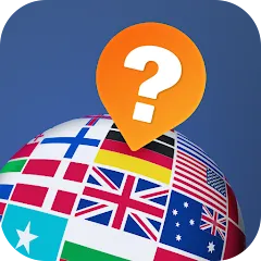 Скачать взломанную Geography Quiz - World Flags 1  [МОД Бесконечные деньги] - полная версия apk на Андроид