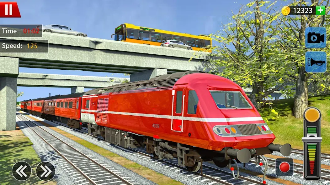 Train Driver Simulator Game  [МОД Все открыто] Screenshot 1